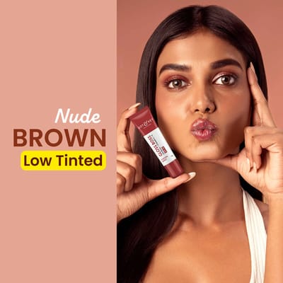 Vitamin C + E Brightening Lip Balm with SPF 50+ : Cocoa mint - Image 4