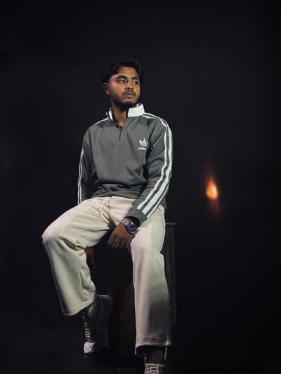 ADIDAS  Premium Zipper Polo Sweatshirt - Image 2