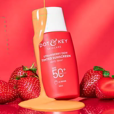 Strawberry Dew Tinted Sunscreen SPF 50+ PA++++: 05 beige - Image 1