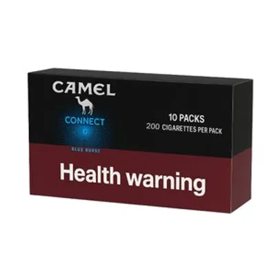 1 carton (10 packs) Camel Blue Burst Cigarettes