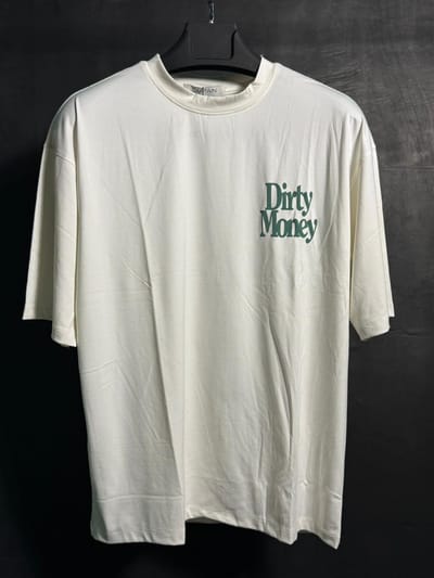 DIRTY MONEY premium drop solder t-shirt - Image 1