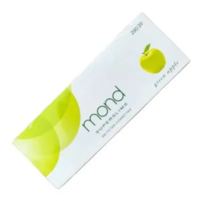 1 Carton (10 packs) Mond Green Apple (Super Slim Cigarette)