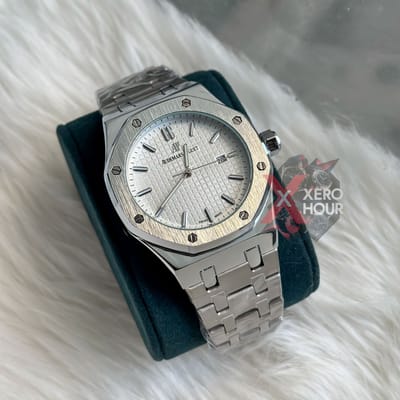 Audemars Piguet || Royal Oak || Single Tone || Silver white FULL