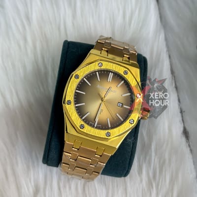 Audemars Piguet || Royal Oak || Plain Dial  || FUll Gold
