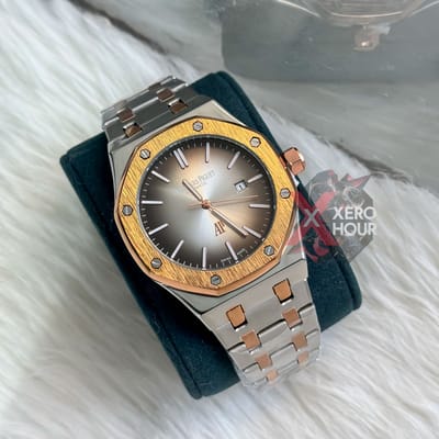 Audemars Piguet || Royal Oak || Dual TOne ||Plain Dial || Rose Gold white