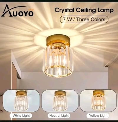 Auoyo Crystal Ceiling Lamp..