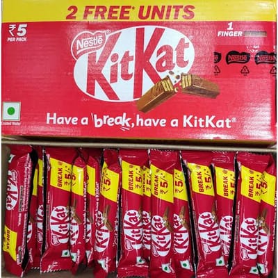 KitKats 1Finger 7.4g × 60 Pcs Chocolate Bar ( Indian) - Image 1