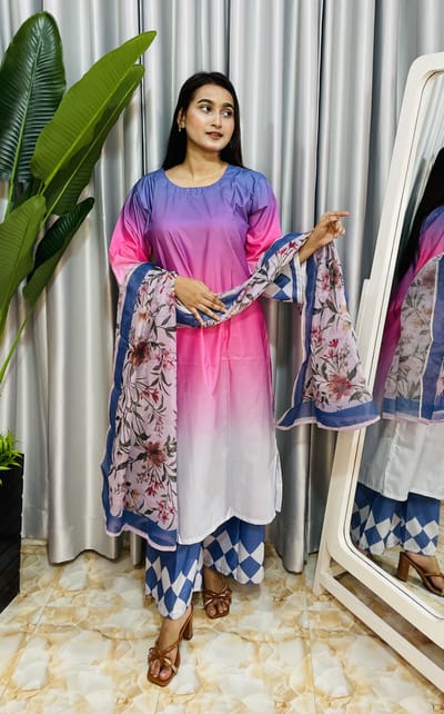 Purple Pink Three Piece