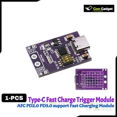 Type-C QC AFC PD2.0 PD3.0 to DC Spoof Fast Charge Trigger Detector Module
