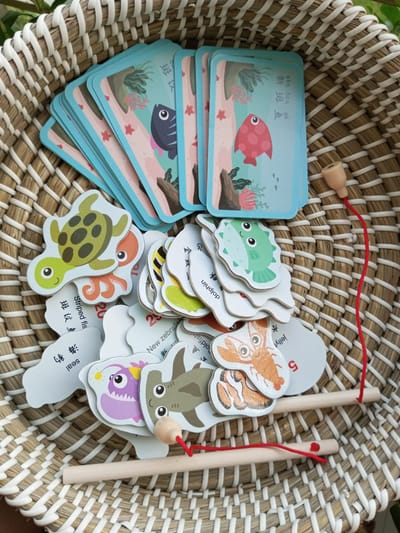 Fishing Game with Card