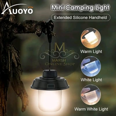 💥Auoyo Camping Lights Multifunctional USB Rechargeable Camping Lanterns Waterproof Hanging Lamp