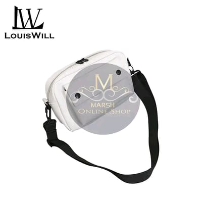 💥LouisWill Men Bag Shoulder Bag Crossbody Bag Men's Splash Proof Bag PU Large