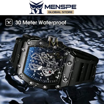 💥MENSPE Men Watch Sports Wrist Watch Waterproof Simple Sport Watch