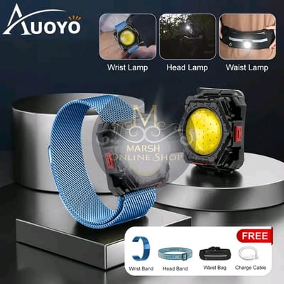 💥Auoyo 3 in 1 COB Lamp Rechargeable LED Light Mini Work Lamp Multifunctional