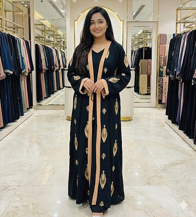 জয়েন্ট কোটি এমব্রয়ডারি বোরকা