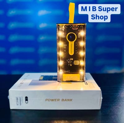 22.5W Super Fast Charge Transparent Power Bank (20000mAh)