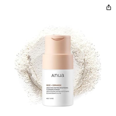 ANUA RICE ENZYME BRIGHTENING CLEANSING POWDER - Image 1