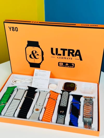 Y80 Ultra Smart Watch 8+1 Strap New Edition