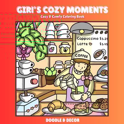 Girl’s Cozy Moments - Coloring Books