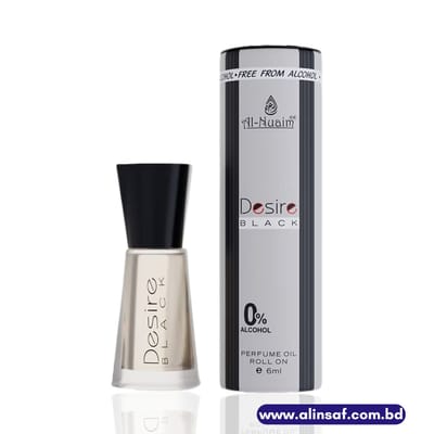 DESIRE BLACK 6ML ATTAR BY AL NUAIM