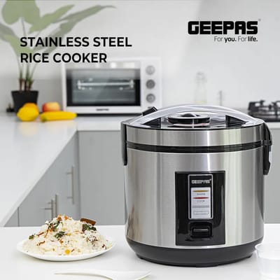 Geepas GRC4330 Stainless Steel Rice Cooker