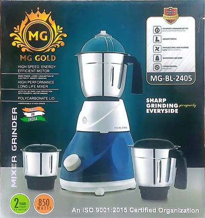 MG Gold 850 watt mixer grinder