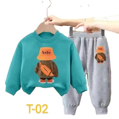 Baby Sweatshirt and Full Pant Set - Image 1