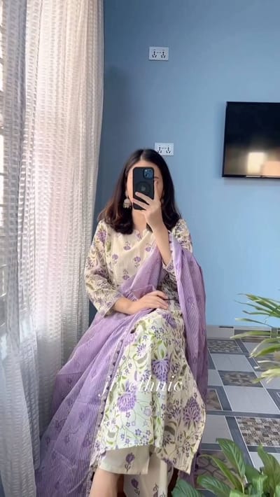 Pure Cotton Three Pieces Set ❤️❤️ - Image 1