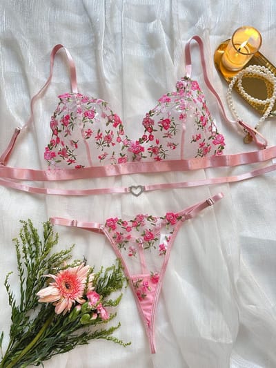 Pink bikini set - Image 1