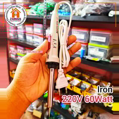 Soldering Iron 220V 60W with High Low Off Switch System- White