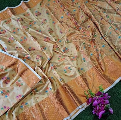Soft silk katan sharee - Image 3