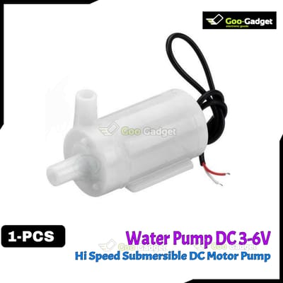 DC Water Pump 3-6V Mini Submersible Pump | 120L/H Flow Rate for Aquarium, Cooler, and Peltier Applications