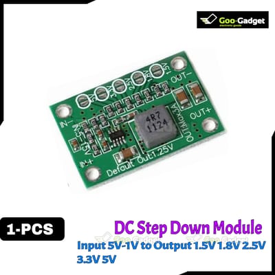 CA-1235 Fixed Voltage Step Down Buck Converter | 1.5V, 1.8V, 2.5V, 3.3V, 5V Output | 5V-15V Input Step Down Power Module