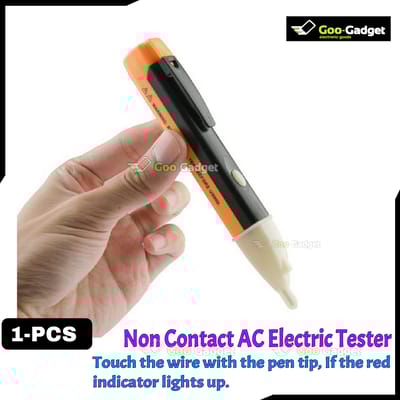 RRI Non-Contact AC Voltage Detector Pen | Safety Electric Tester 90V~1000V with LED Alert for Electrical Inspection S0211