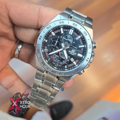 Edifice Master Grade || Japan Movement | Chain Style | New Heavy witth black dial