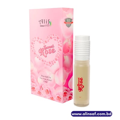 SWEET ROSE 8ML BY ALIF ATTAR