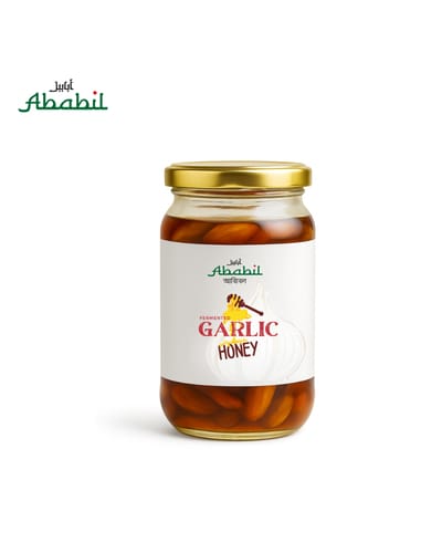 Fermented Garlic Honey / গাঁজানো রসুন মধু (৪৫০গ্রাম)