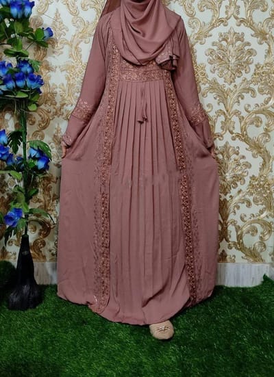 Embroidery Borka with Hijab