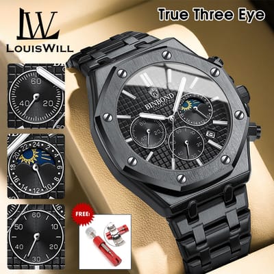 💥LouisWill Multi-function Waterproof Watch With Calendar