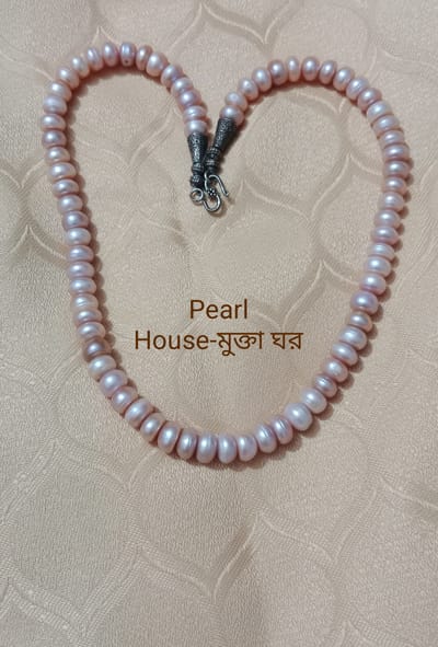 Button cut pearl Necklace