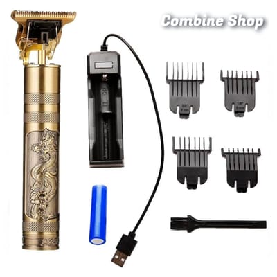 Professional Hair & Beard Trimmer - Long-Lasting Battery