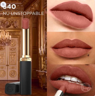 Loreal Paris Colour Riche Intense Volume Matte Lipstick - le nude unstoppable - Image 2