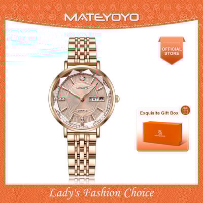 💥MATEYOYO Waterproof Women Wristwatch