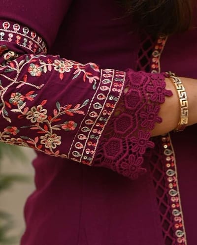 KAREENA Georgette Three Piece Set - Image 2