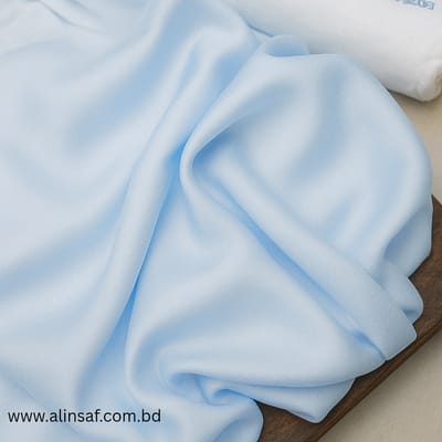 হালকা আকাশি কালার কুরিয়ান মাইক্রো - LIGHT BLUE COLOR KOREAN MICRO