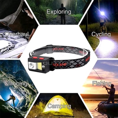 💥Outtobe USB Rechargeable COB Waterproof Powerful LED Headlight