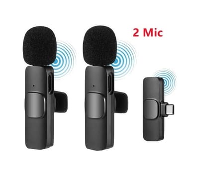 K9 Double Wireless Dual Microphone for Smartphone Type C