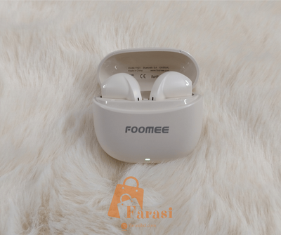 Foomee PA01 Mini Wireless Earbuds - White - Image 2
