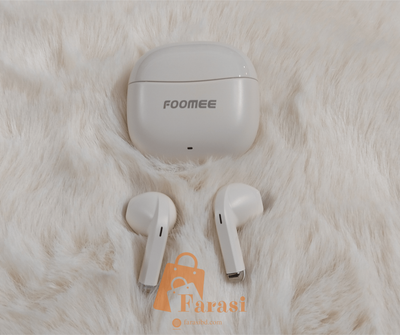Foomee PA01 Mini Wireless Earbuds - White - Image 3