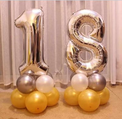 Number Stand Balloons